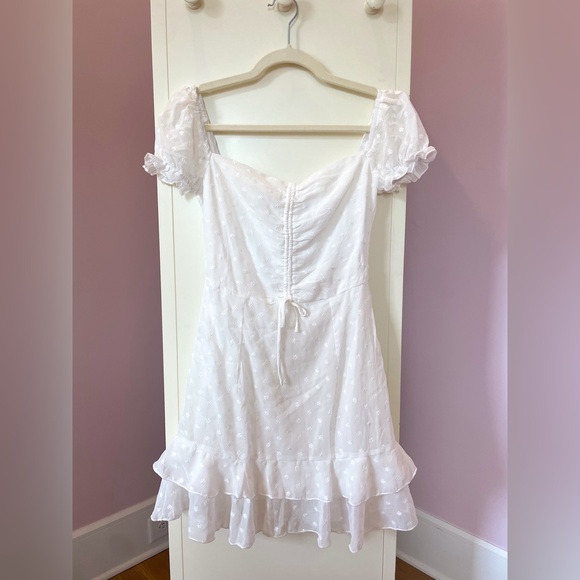 White Princess Polly Mini Dress - Picture 1 of 3